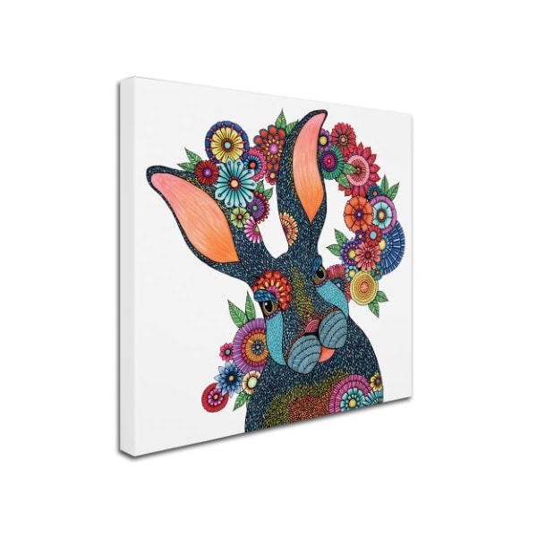 Hello Angel 'Mr. Rabbit' Canvas Art,35x35